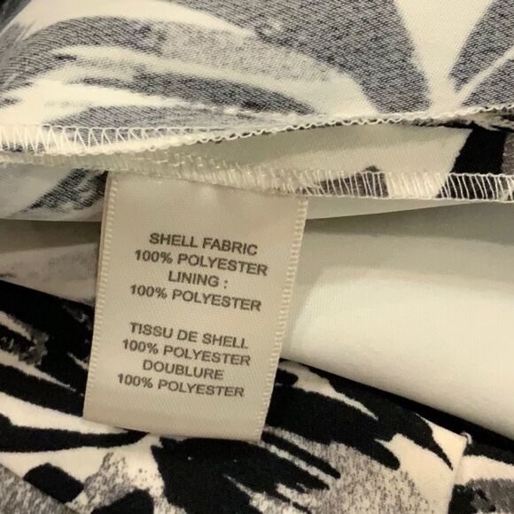 Rebecca Taylor Splashy Floral Culotte Black White Wide Leg 2 - Picture 12 of 12